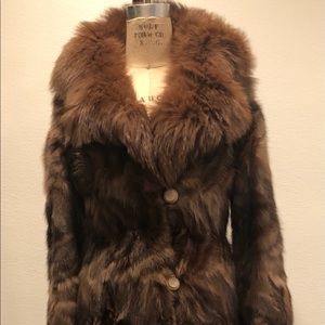 Vintage Pieced Sable Paws Full Length Fur Coat